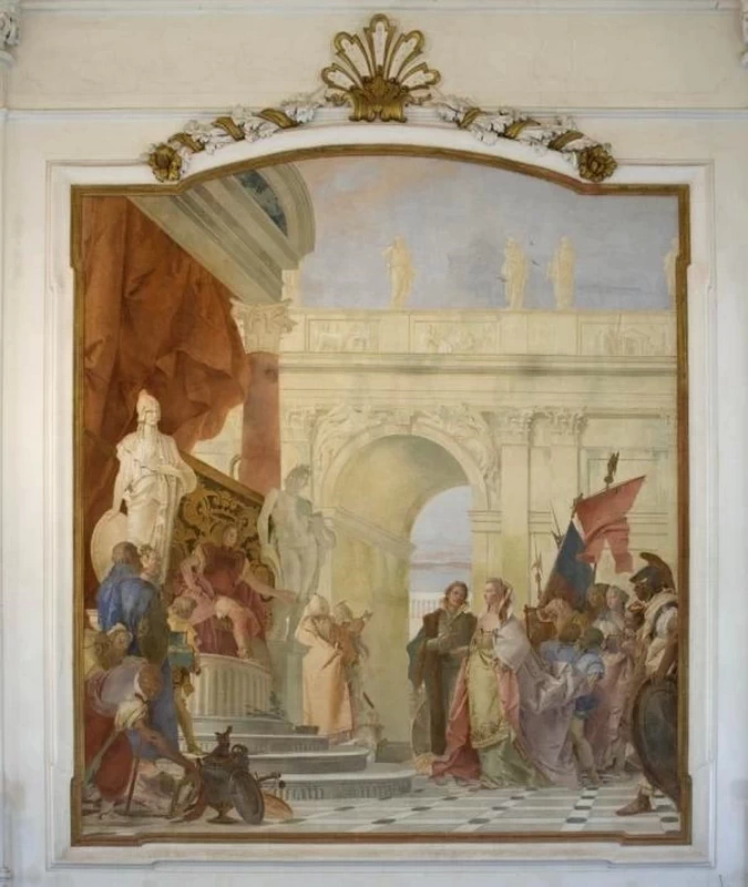 Continenza di Scipione - salone di villa Cordellina Molin Marzotto Lombardi - Montecchio Maggiore